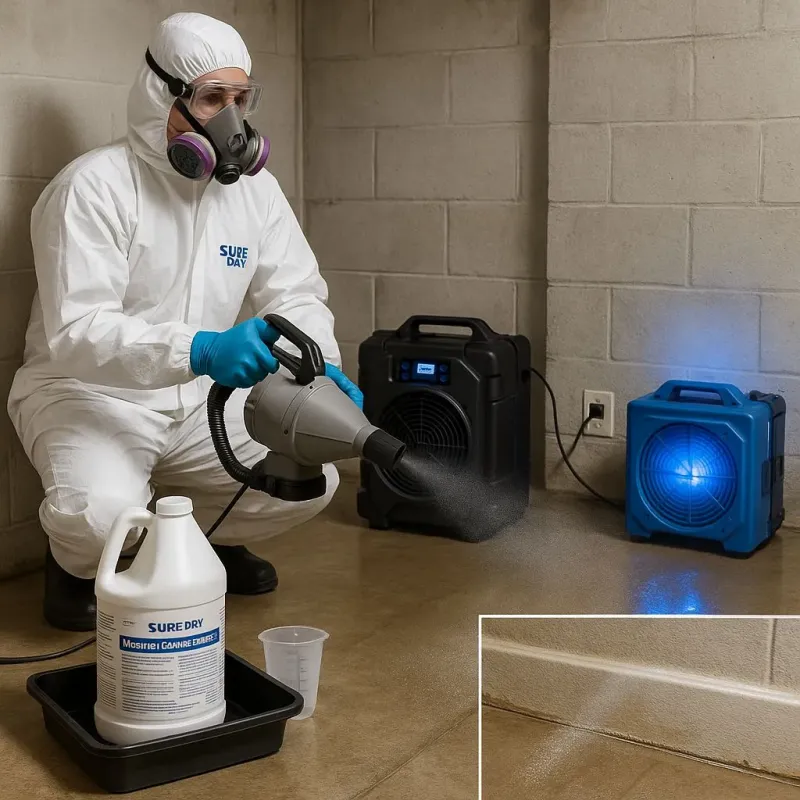 Sanitization and Odor Removal process in Edgewood, TX