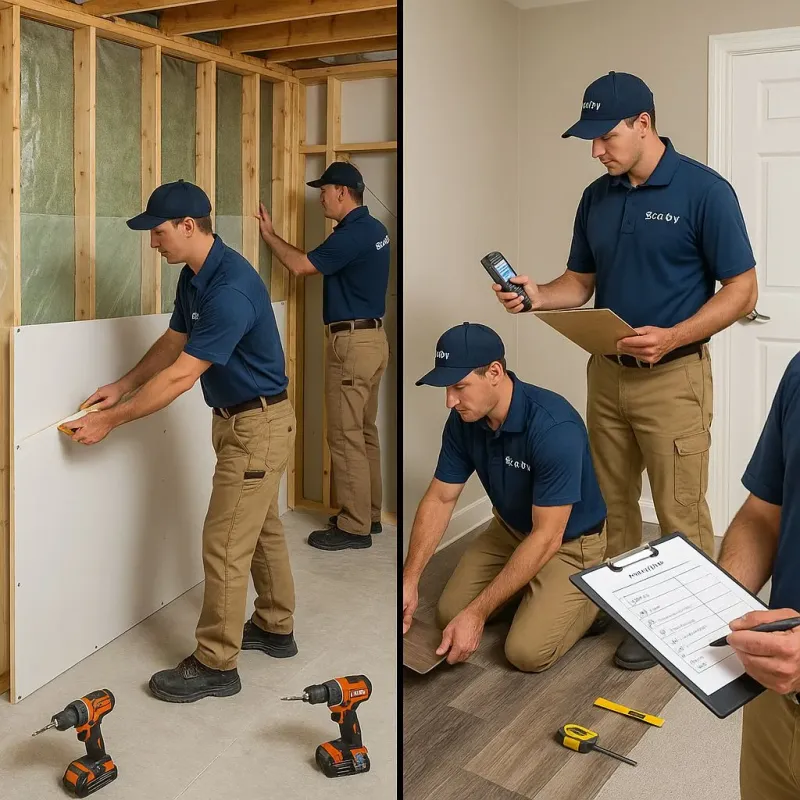 Repairs and Reconstruction process in Edgewood, TX