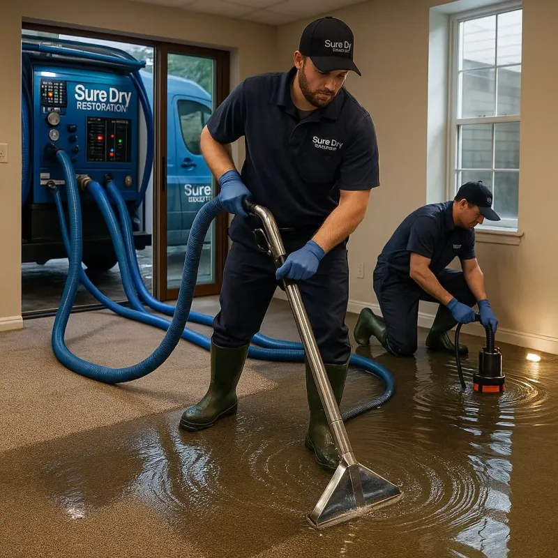 Water Extraction and Removal process in Edgewood, TX